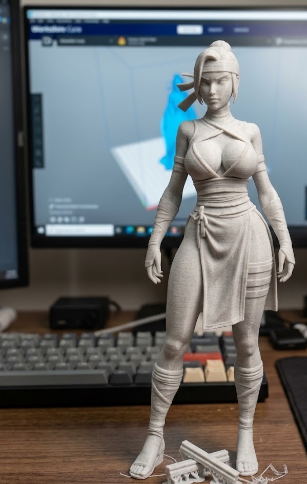 sexy ninja woman with big breasts