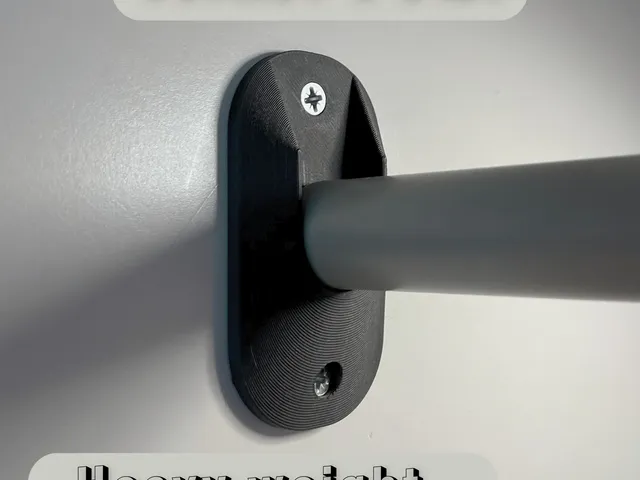 25 mm rod/bar holder/bracket for closet/wardrobe etc.