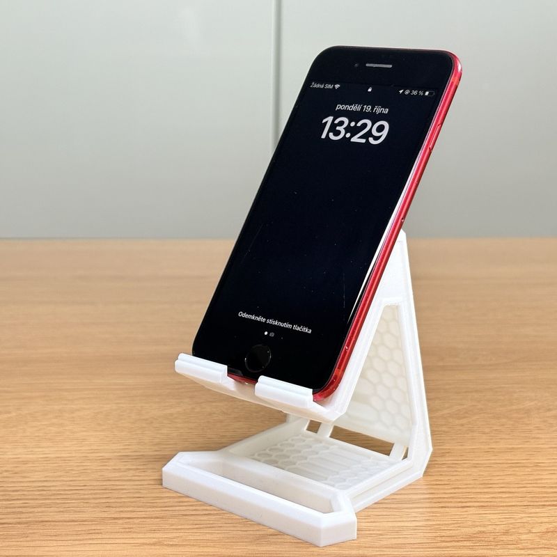 Honeycomb Phone Stand by Nasik | Download free STL model | Printables.com