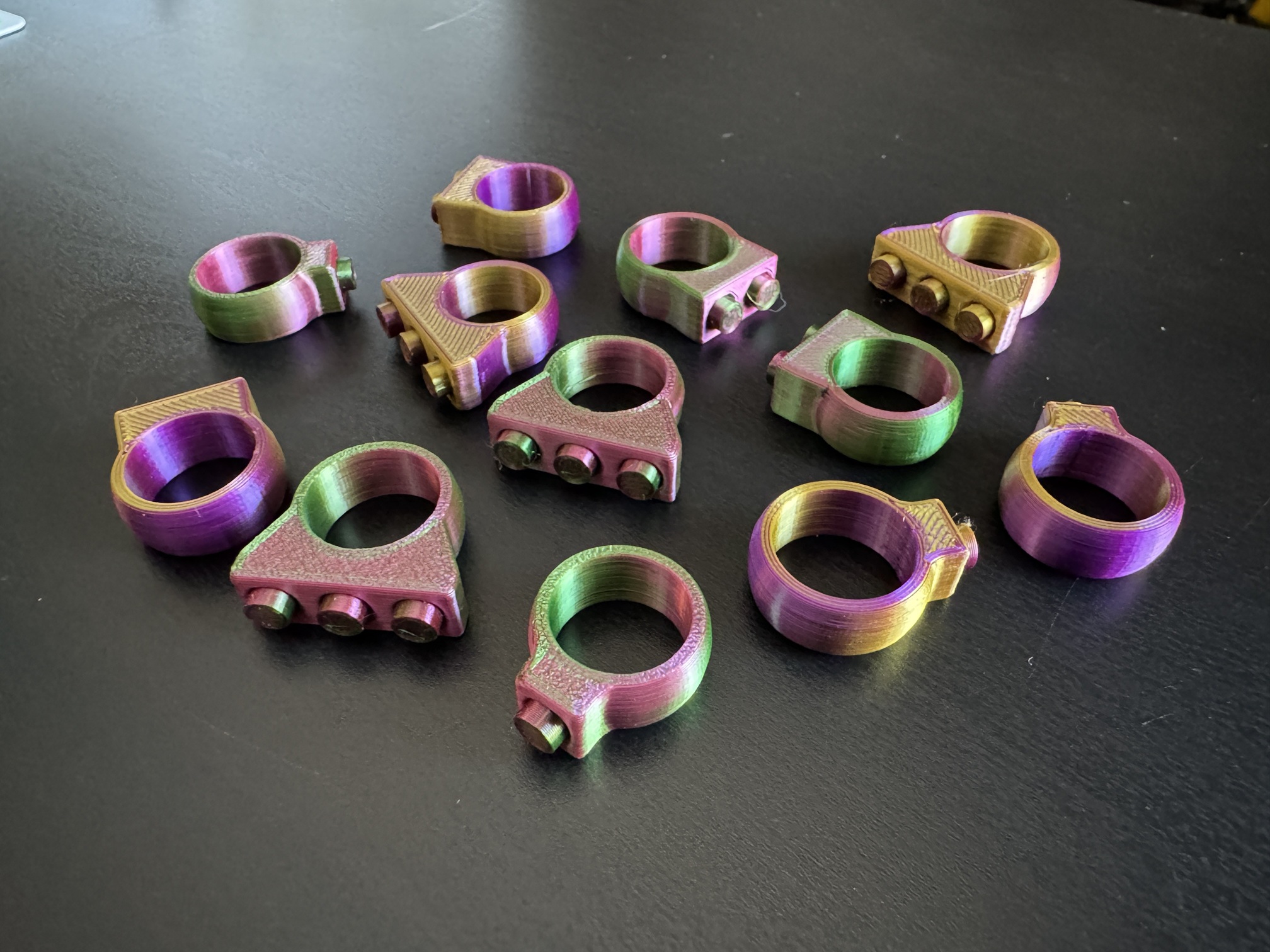 LEGO Rings - Press in Studs