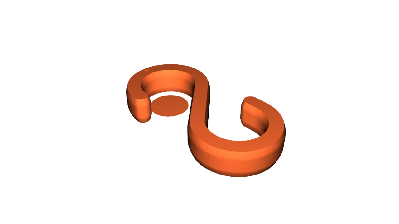 STL file S CLIP HOOK - S Hanger 🪝・3D printing idea to download