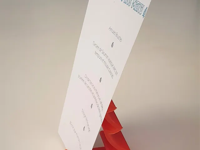 Christmas Menu Card Stand / Holder