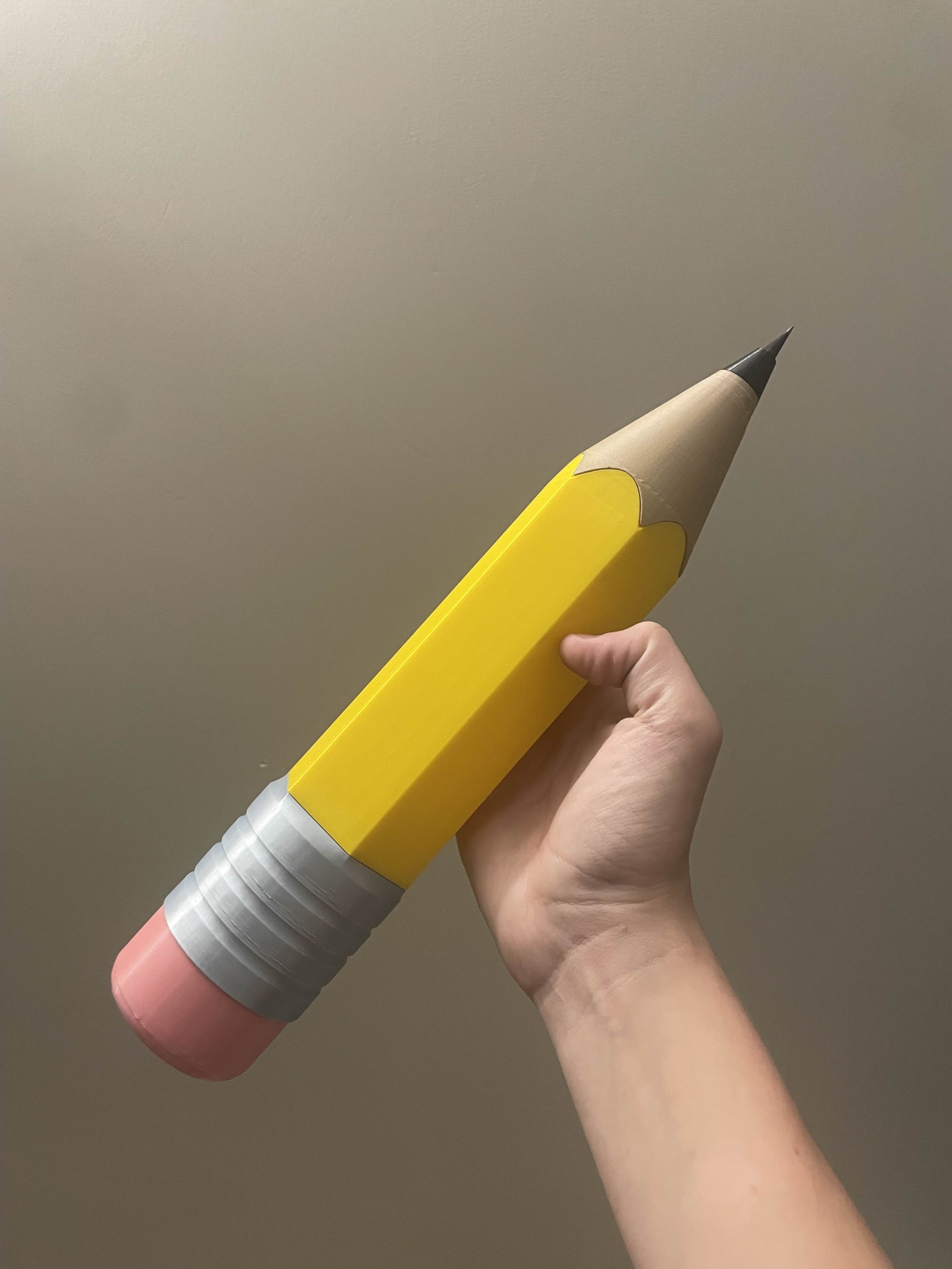 Single Extruder Comically Large Pencil
