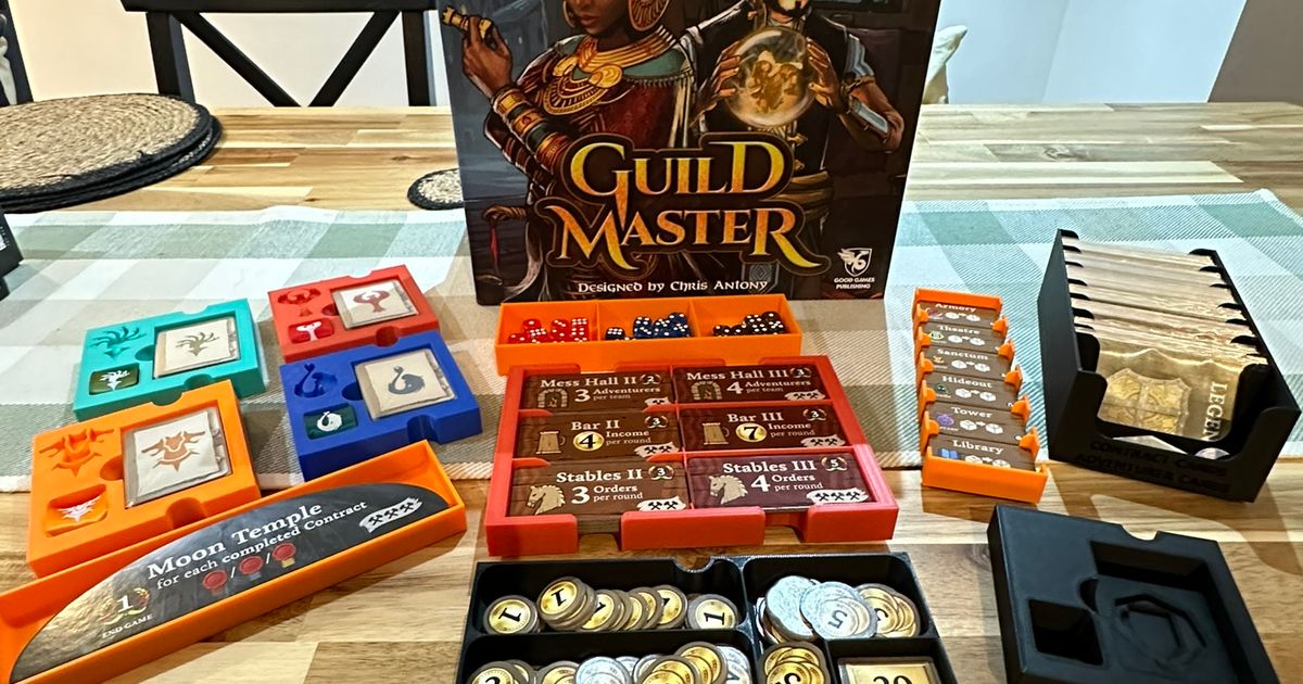 Guild Master Board game insert by Tommy Stenton | Download free STL ...