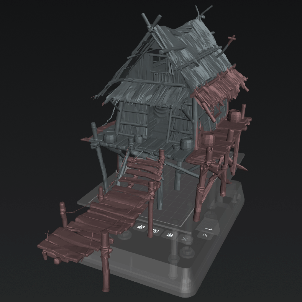 Stilt Stalker Hut Terrain - The Eightpints The Mire