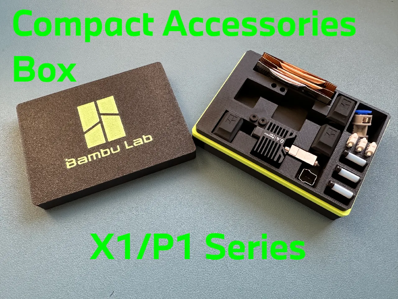 Compact Accessories Box for X1C/P1S/P1P by Fozi | Download free STL ...