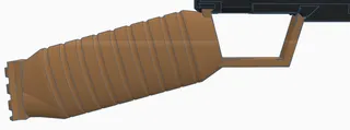 Shotgun style grip