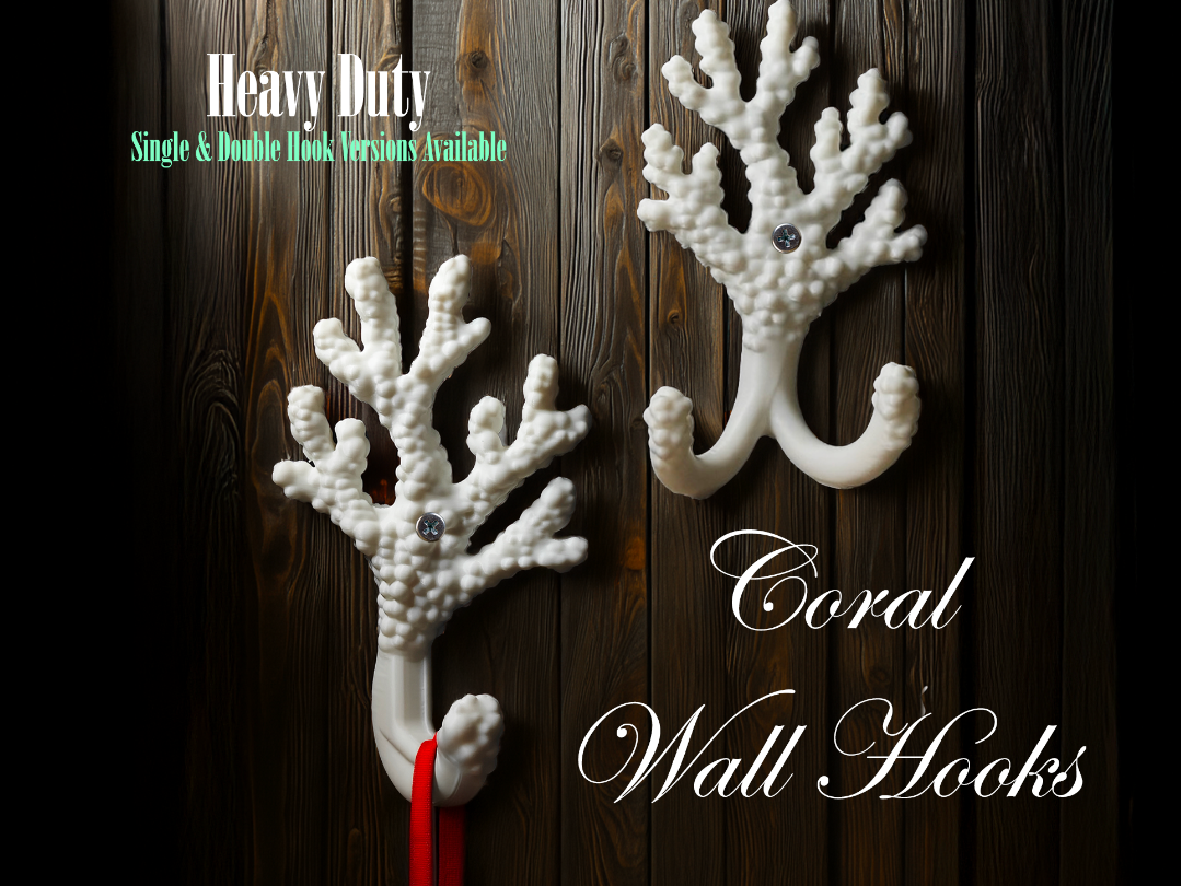 HANGER/HOOK - Coral Reef Wall Hook (Heavy Duty)