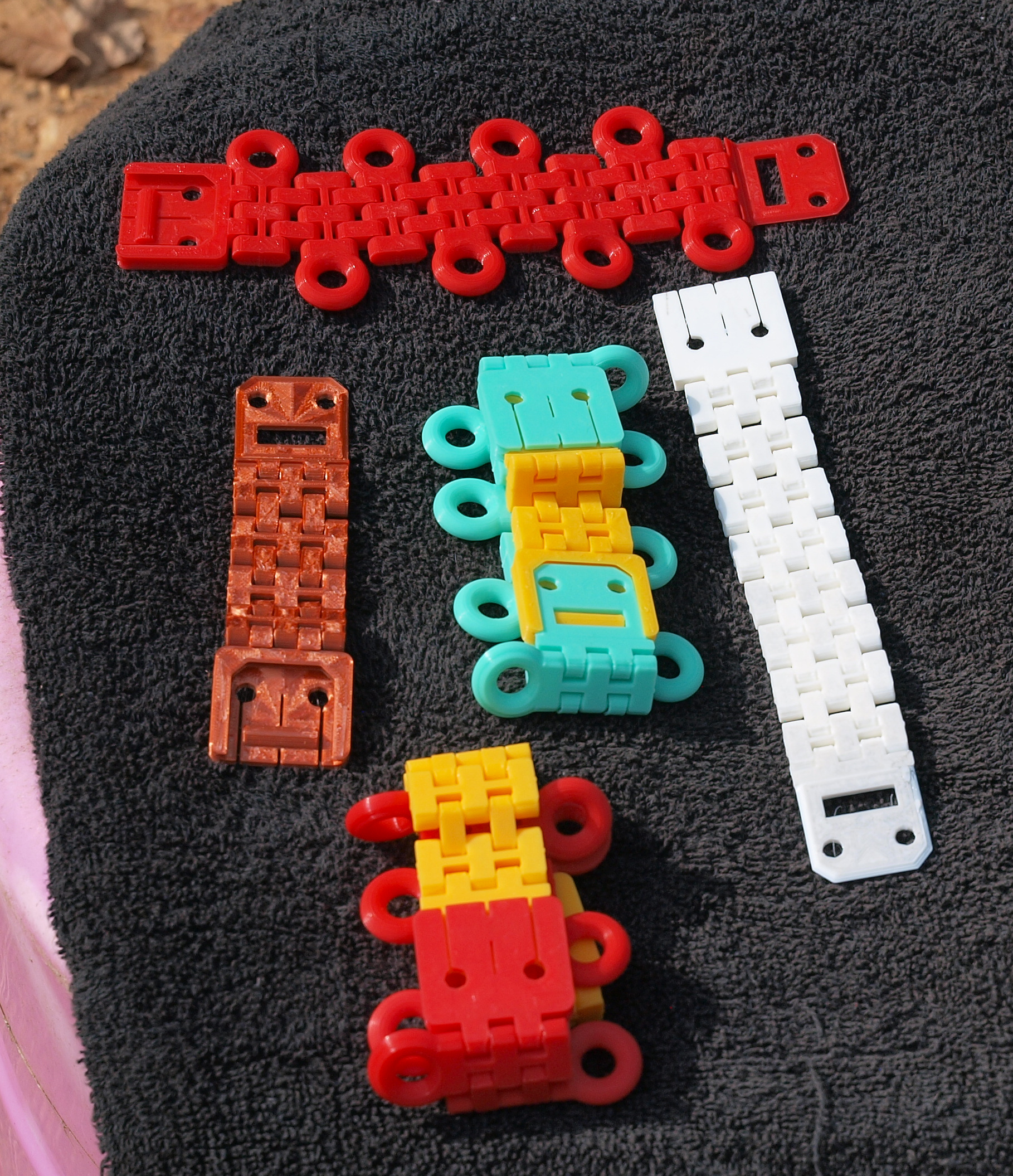 Fidget Bracelet / Snap Tab Strap Chains — miniatura 3