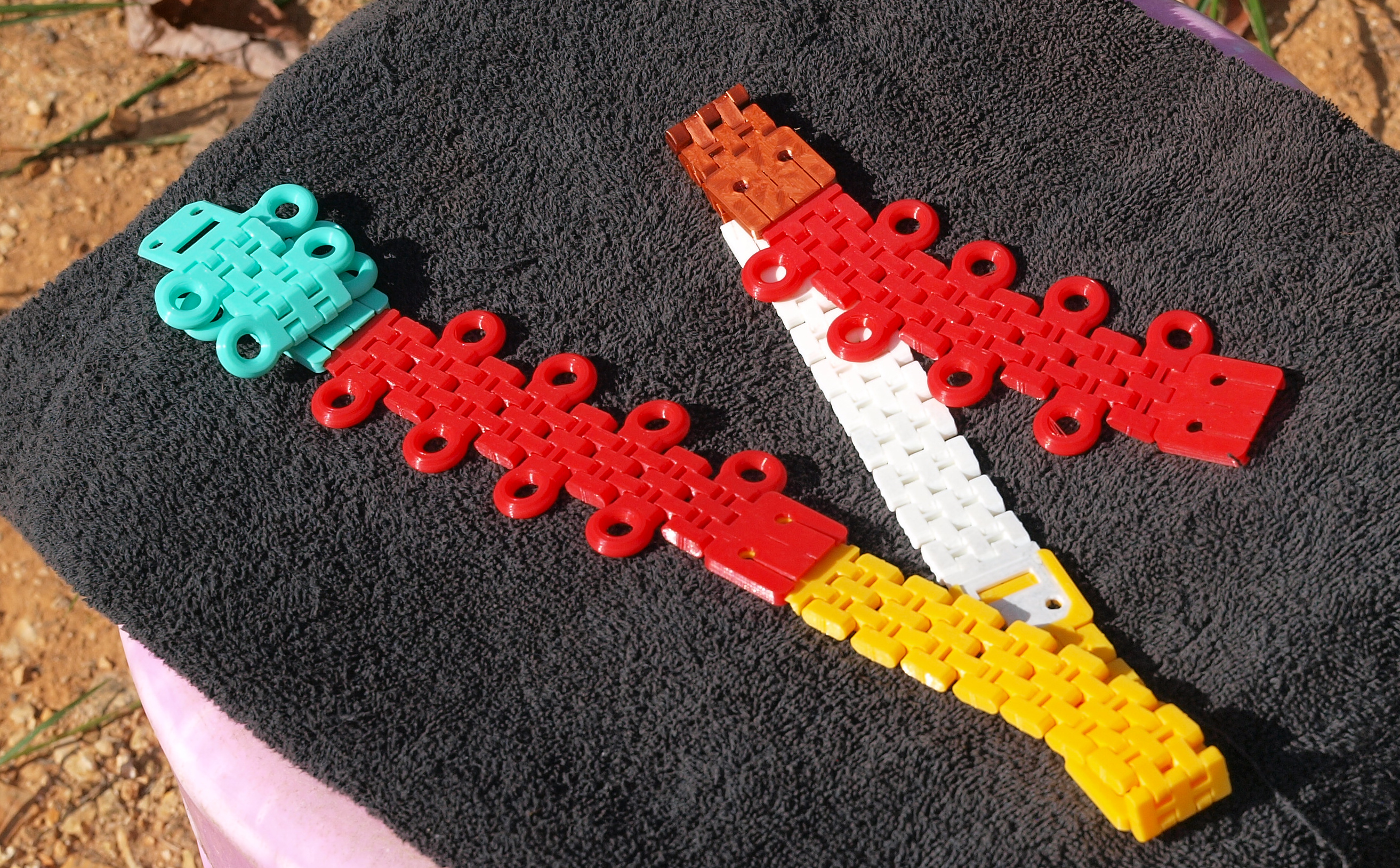 Fidget Bracelet / Snap Tab Strap Chains — miniatura 6