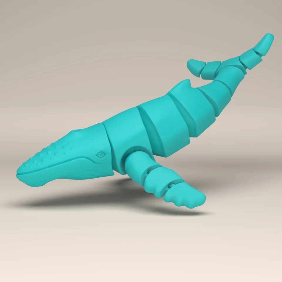 Articulated Humpback Whale by Legoyeti6376 | Download free STL model ...