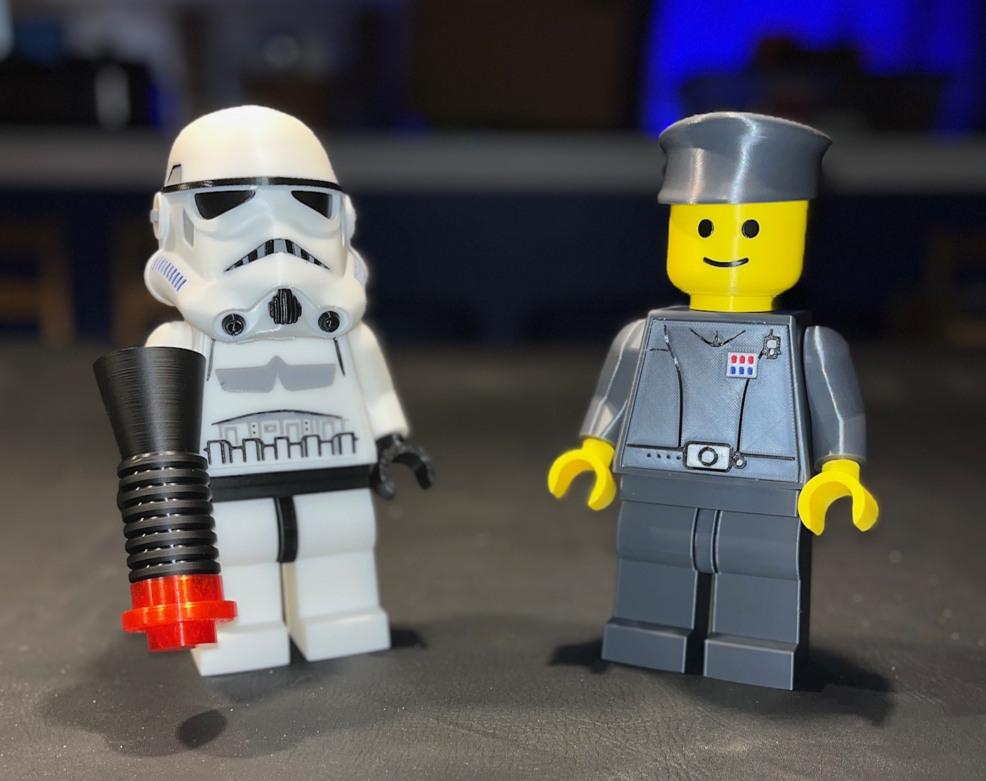Star Wars Stormtrooper & Captain Brick MegaFigures (5:1 Scale)