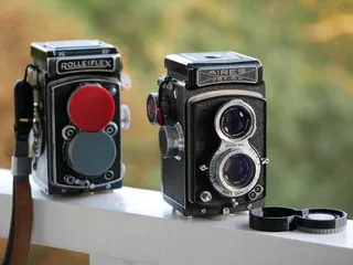 Version 1: Lens cap for TLR with mounted filter, bayonet 1 (Aires reflex, Rolleicord, Rolleiflex, Yashica, Minolta)
