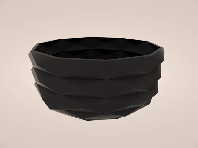 MODERN BOWL LOW-POLY