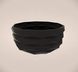 MODERN BOWL LOW-POLY