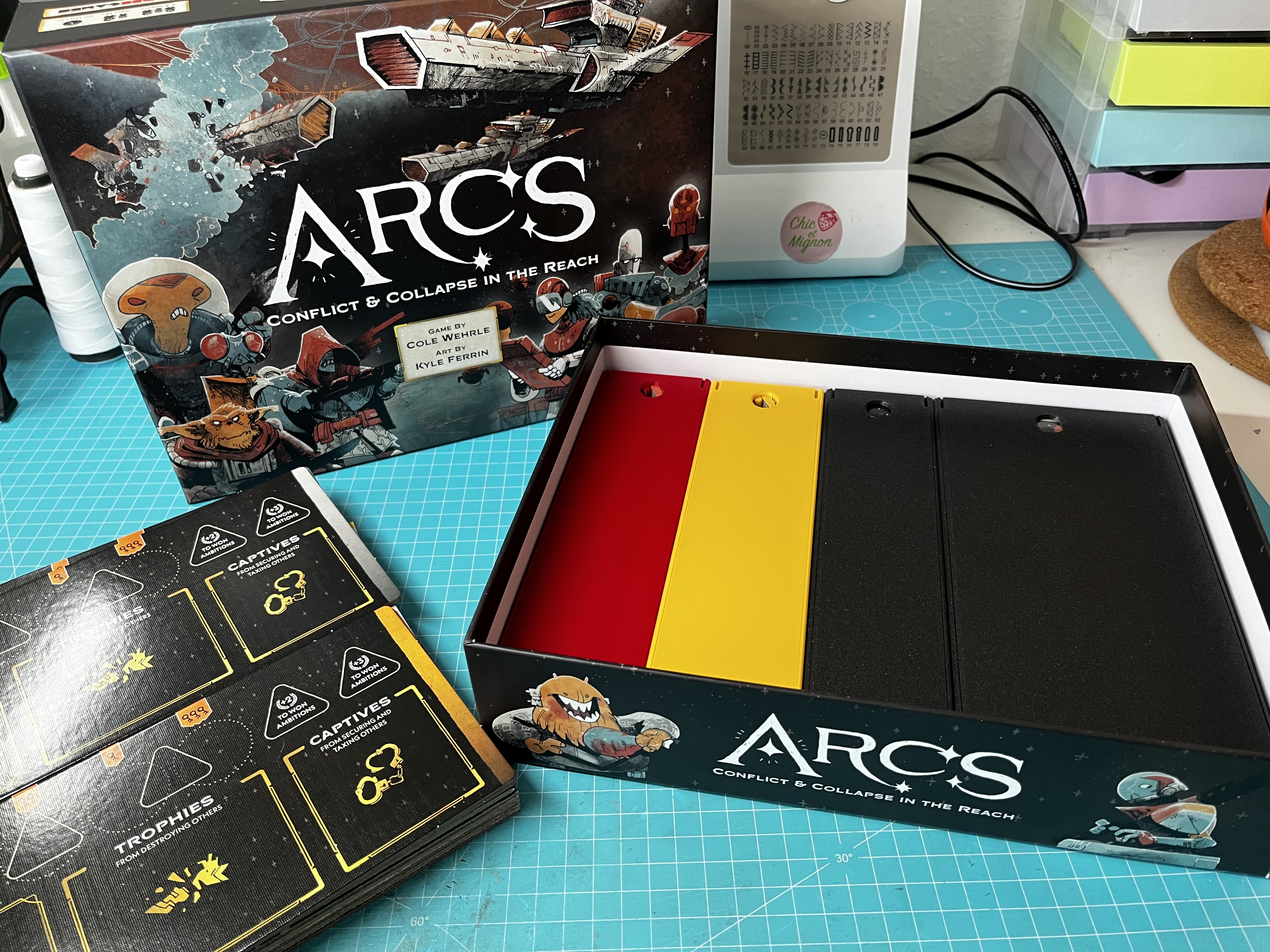 Arcs - Base game + Leaders and lore expansion insert