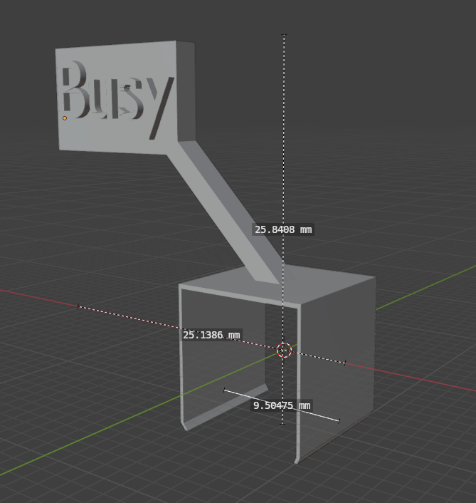 Mini Busy sign for laptop