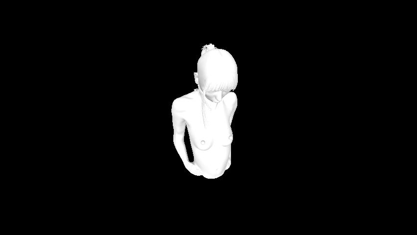 Topless B.L. Bust
