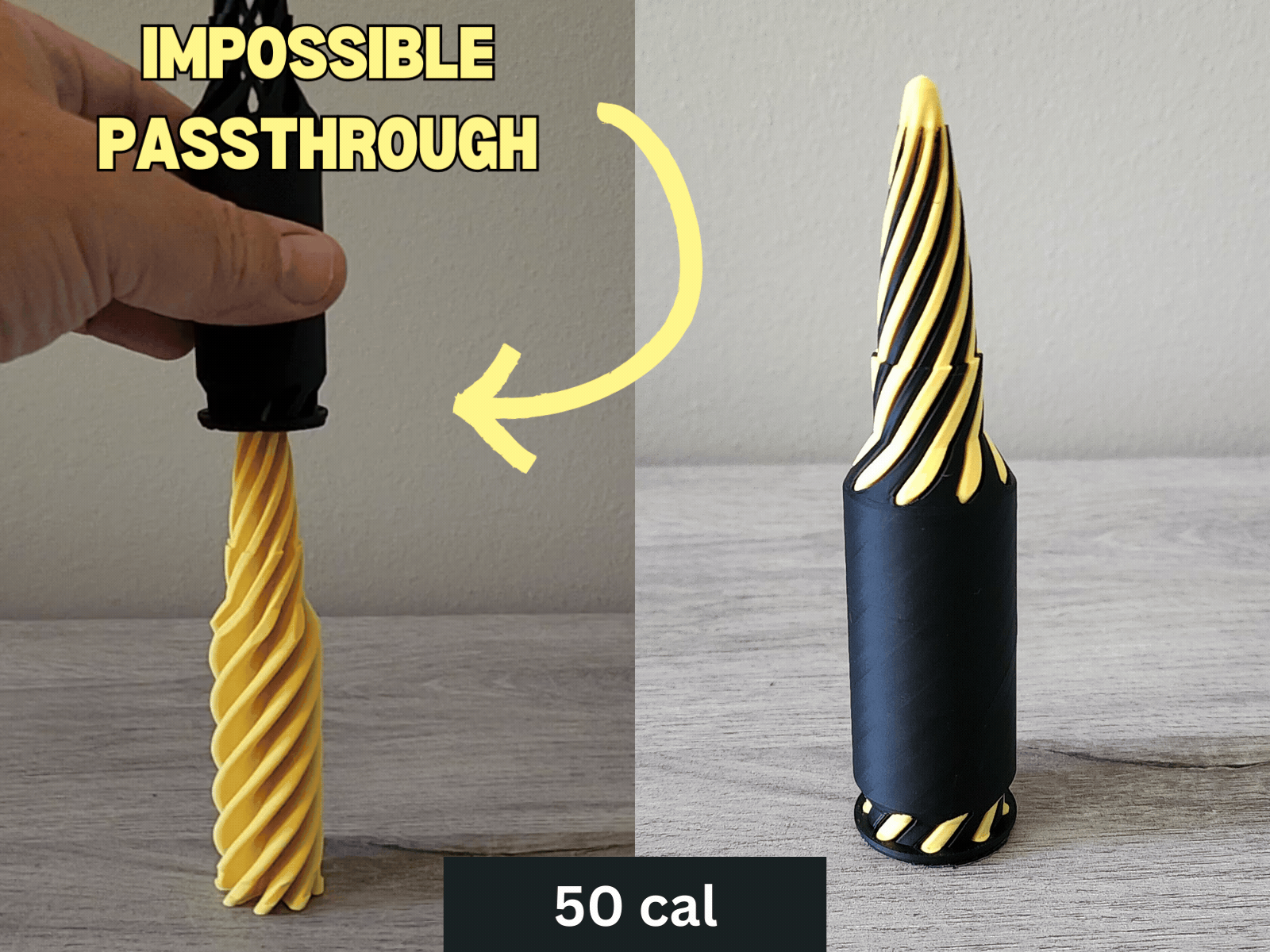 Bullet 50 cal Impossible Passthrough