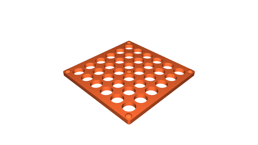 6x6 board for 25mm marble stacking games by Matt Longieliere | Download ...