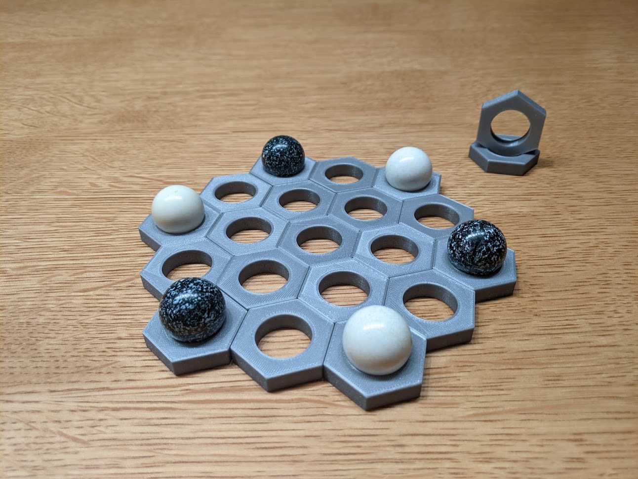 Hex Piece for 25mm Marble - Abstract Games