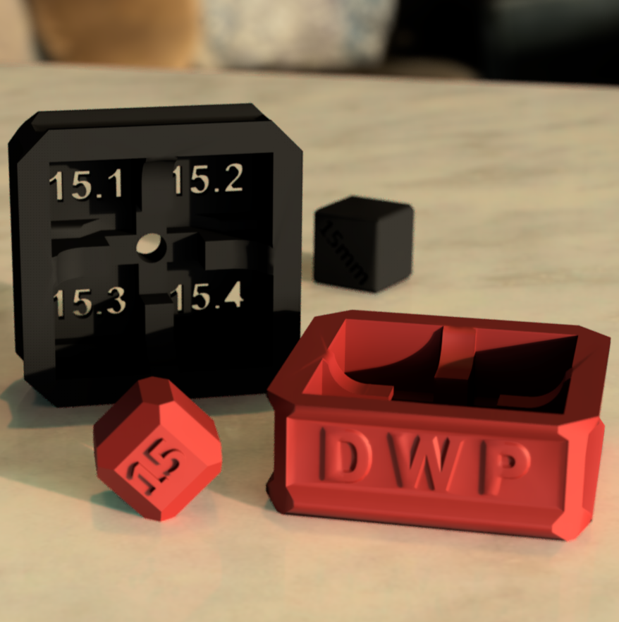 Cubic clearance tester