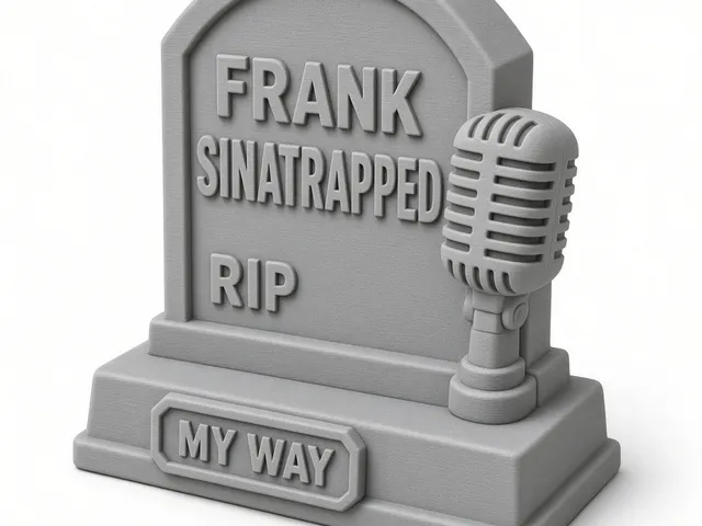 Frank Sinatrapped - Parody Halloween Gravestone