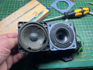 E31 Mid Range Speaker Adapter to fit Dayton Audio RS75-4 840 850 BMW