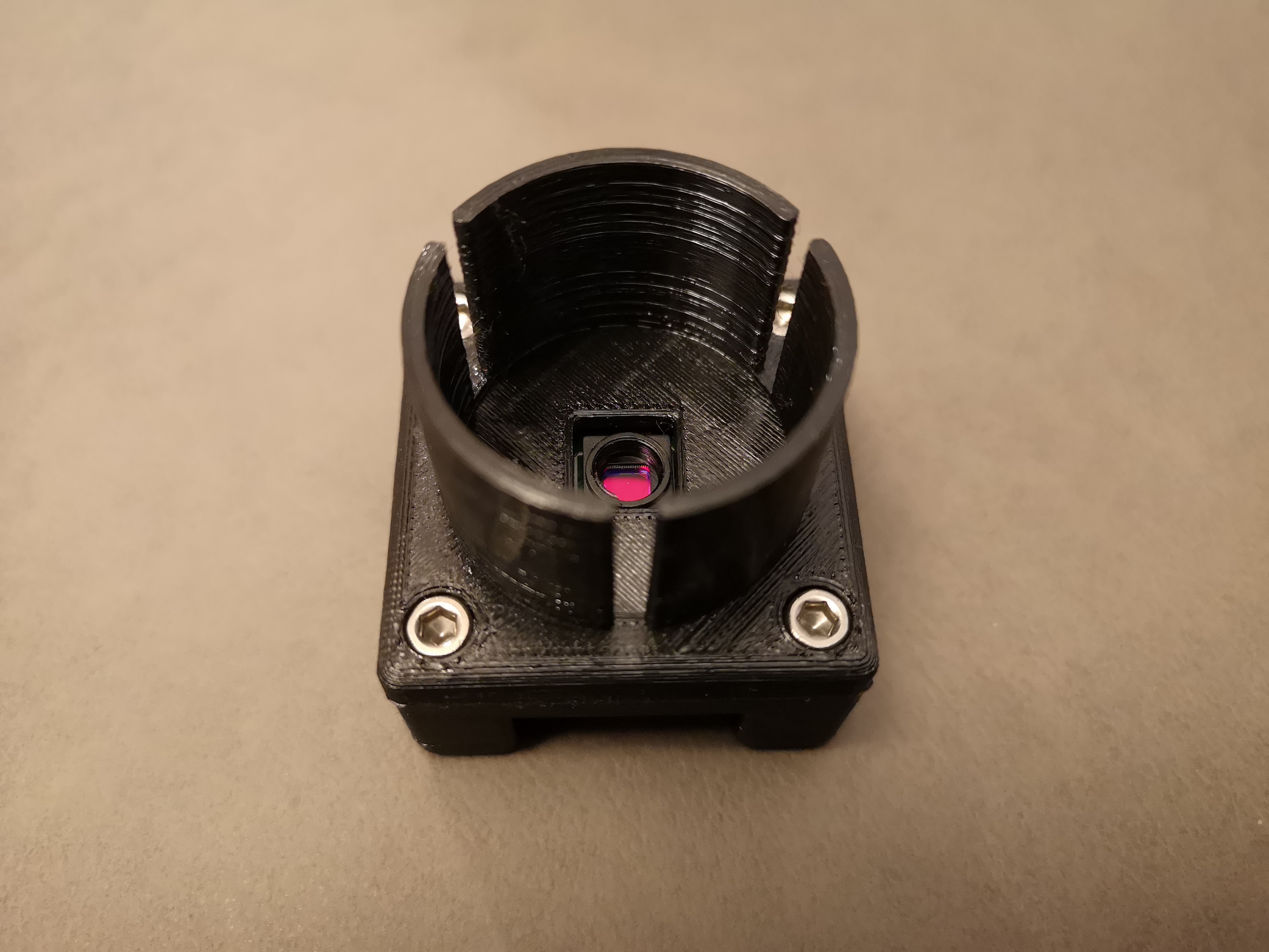 Raspberry Pi Camera Telescope Adapter / Enclosure by Morlac Download free STL model