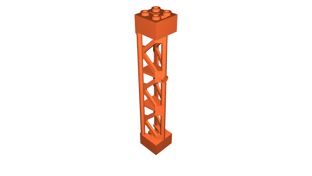 Lego Compatible (95347.dat) Support 2 x 2 x 10 Girder