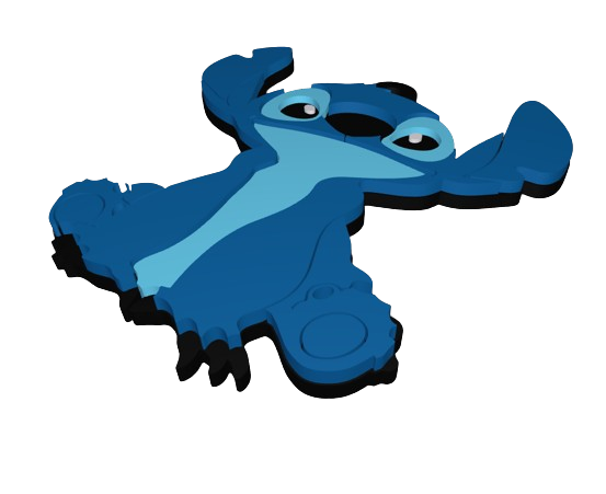 Miniatura 2 do modelo 3D stich keychain