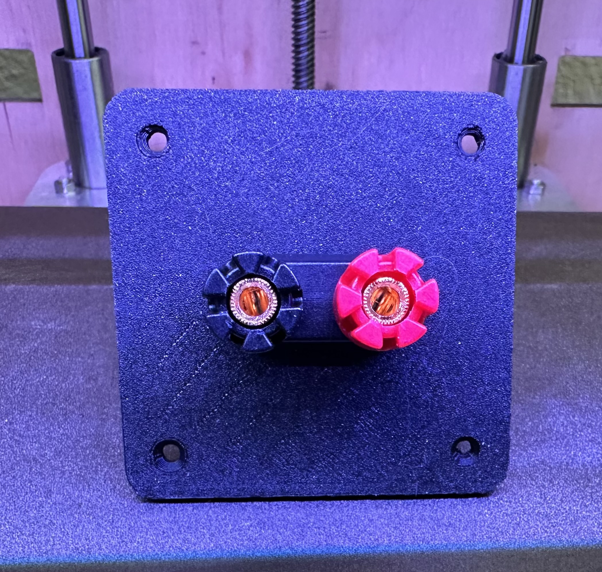 Banana Plug terminal mod for Technics 12 inch floor speakers
