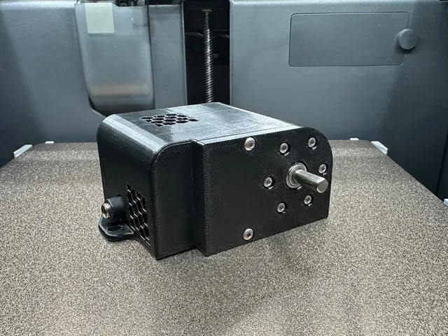 Awesome Spool Winder - Motor Plate and Filament Guide