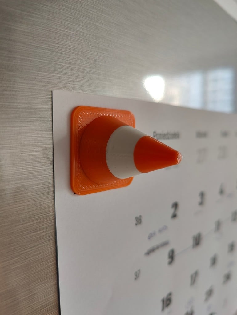 Magnetic traffic cone - large