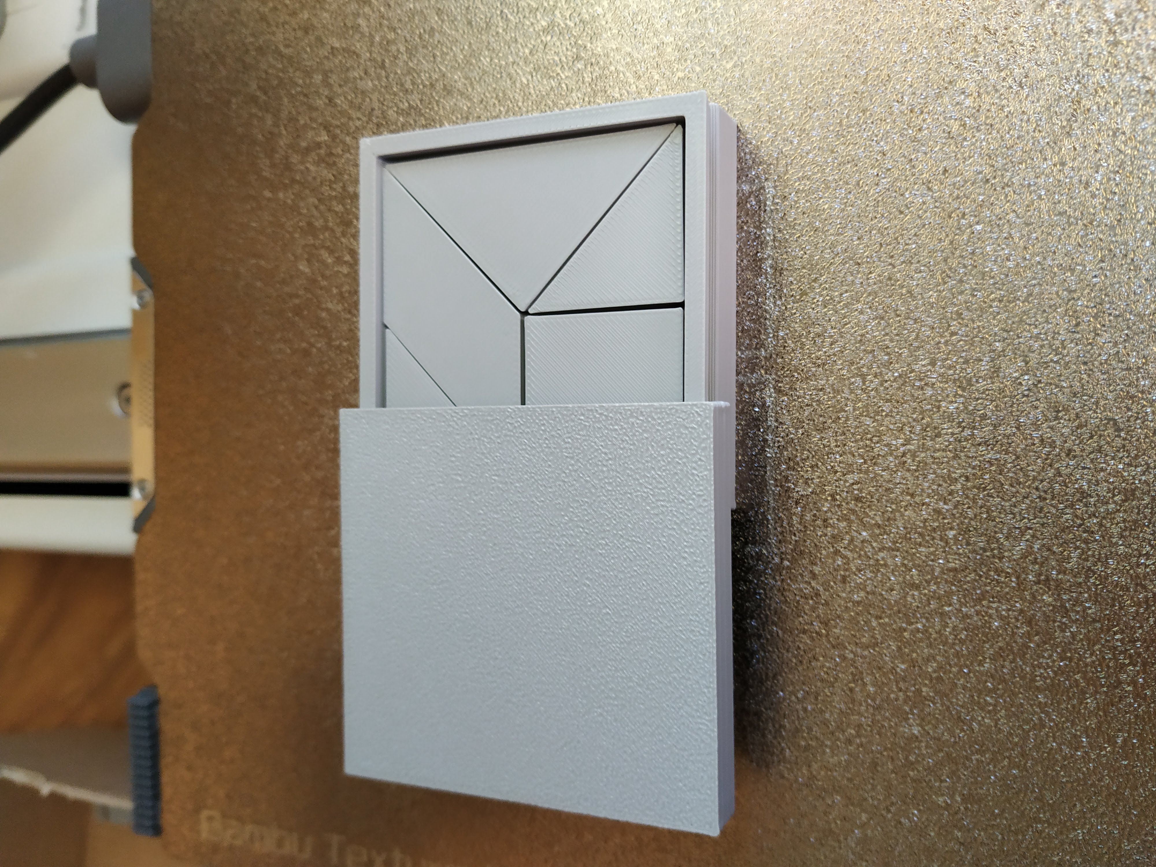 Tangram puzzle with box