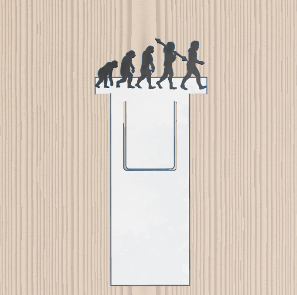 Human Evolution Bookmark
