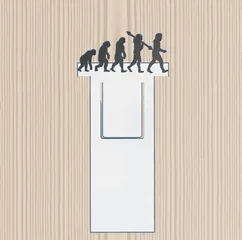 Human Evolution Bookmark