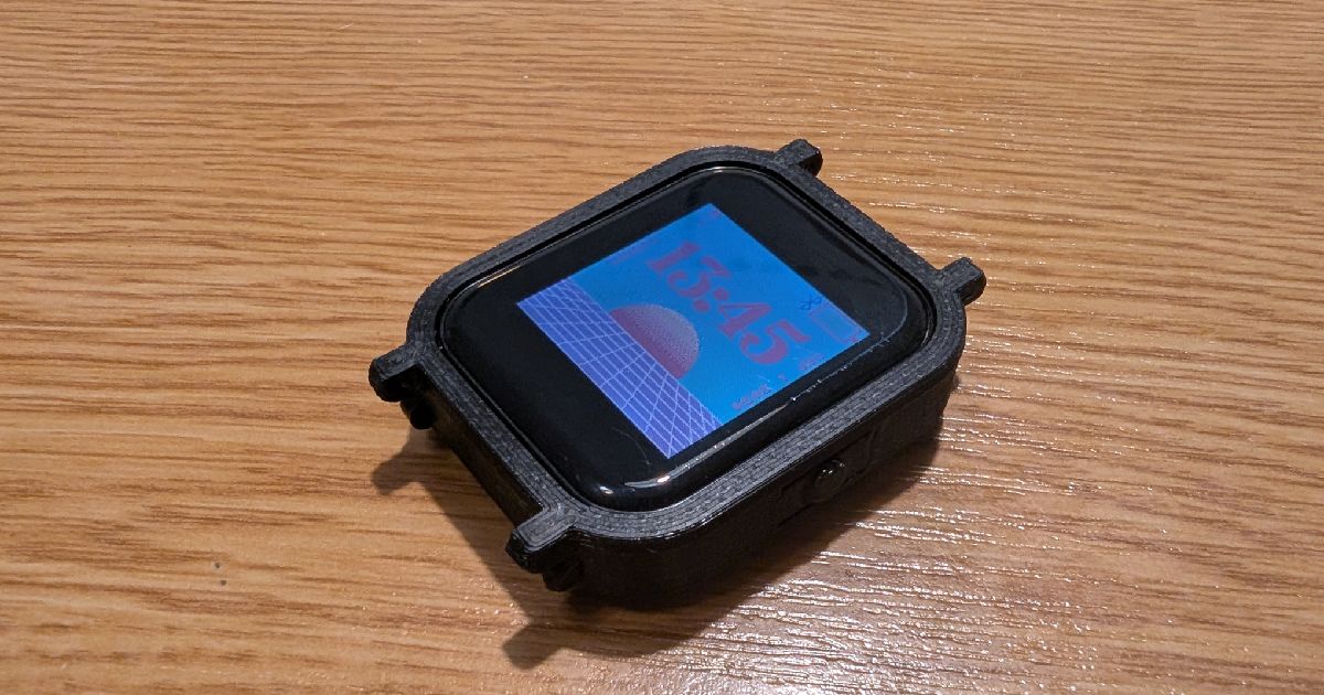 Bangle.js 2 watch strap adapter by JakobPer | Download free