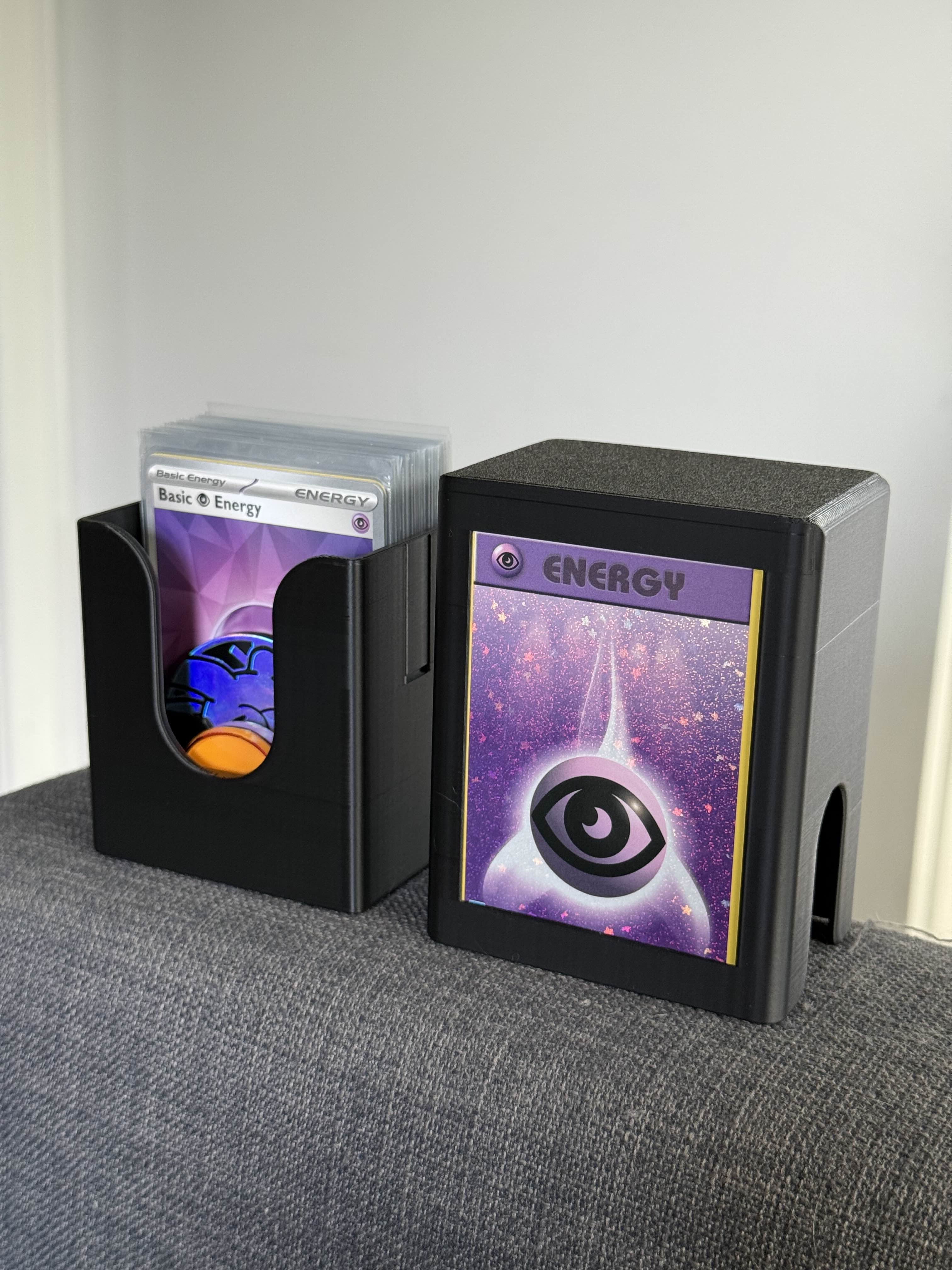 Pokemon Deck Box V1 ( w/Coin Slots and Window) 60+ Cards