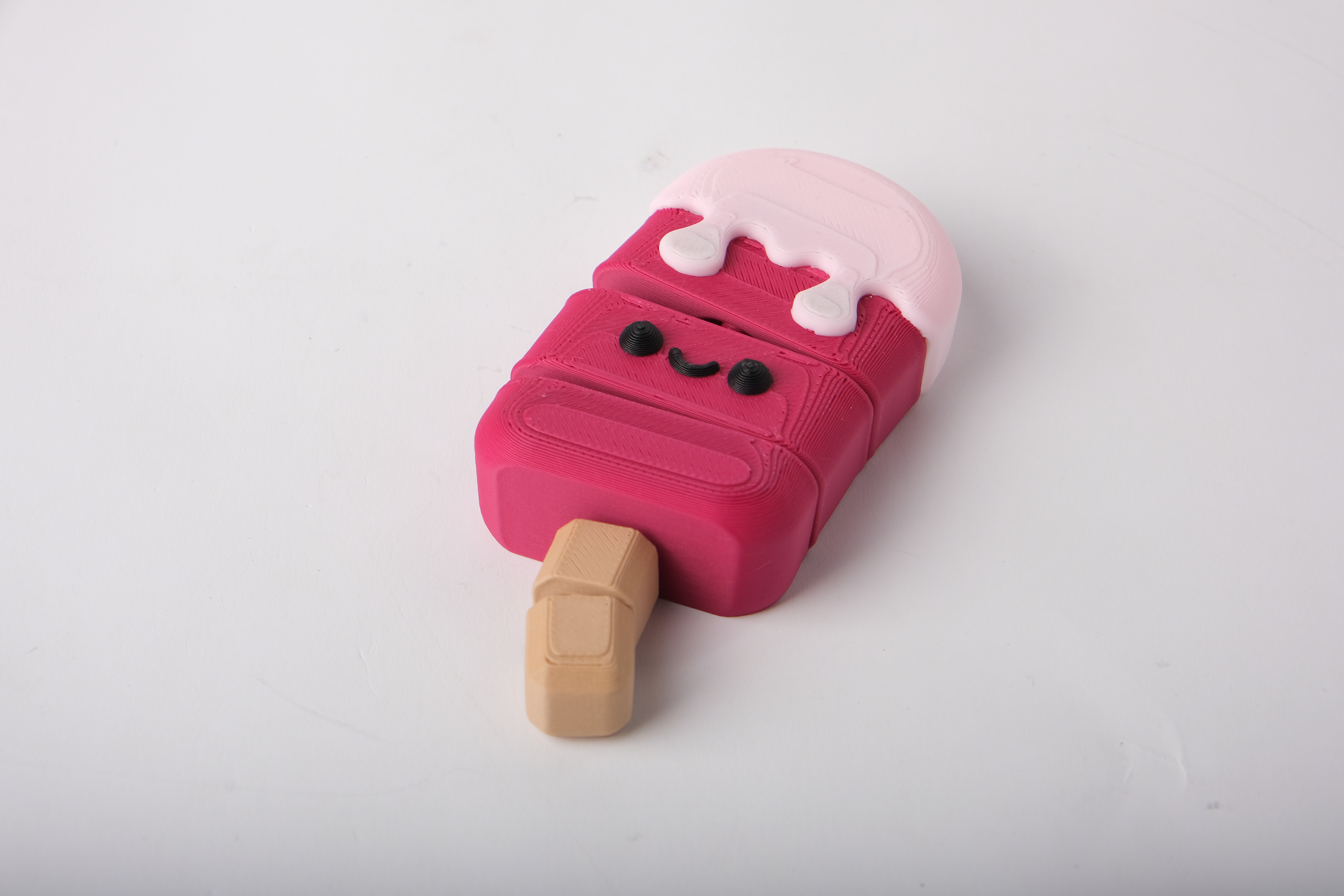 Pink Popsicle Flexi Figurine