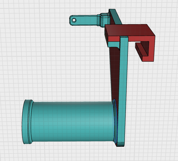 Qidi Plus4 side-mounted spool holder