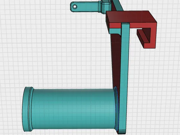 Qidi Plus4 side-mounted spool holder