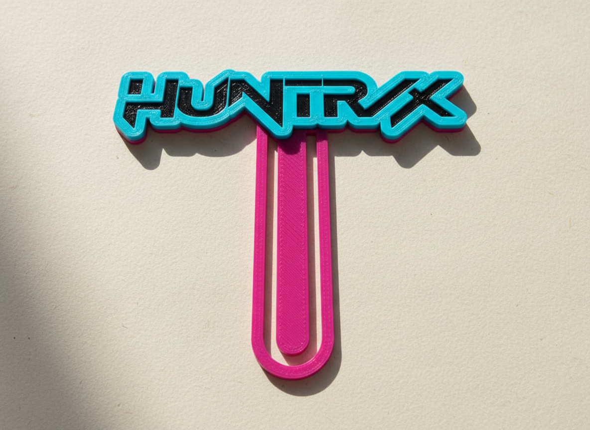 huntrix bookmark multicolor ready stl kpop demon hunters