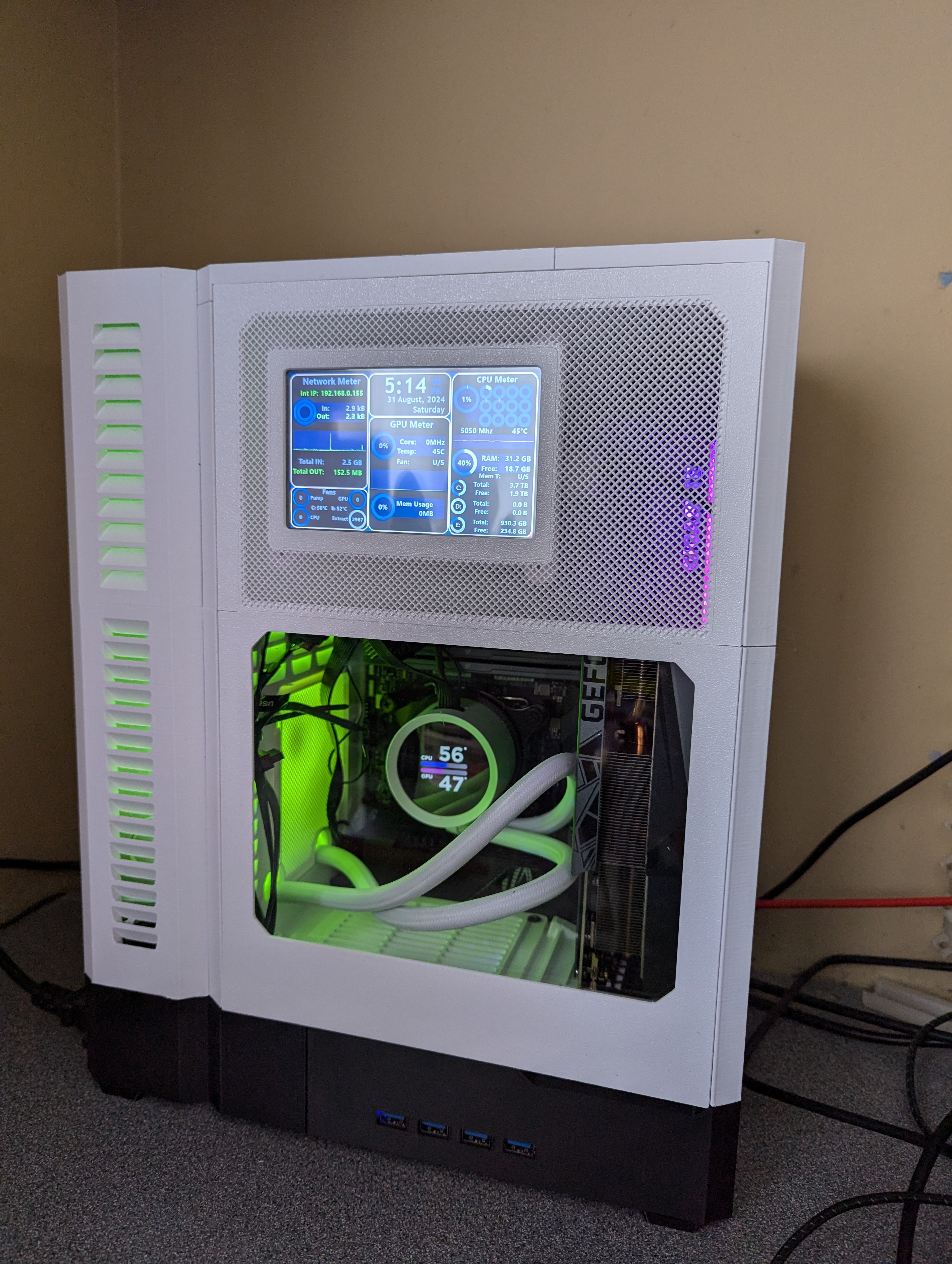 MODCASE ITX-2 addon 280AIO unit