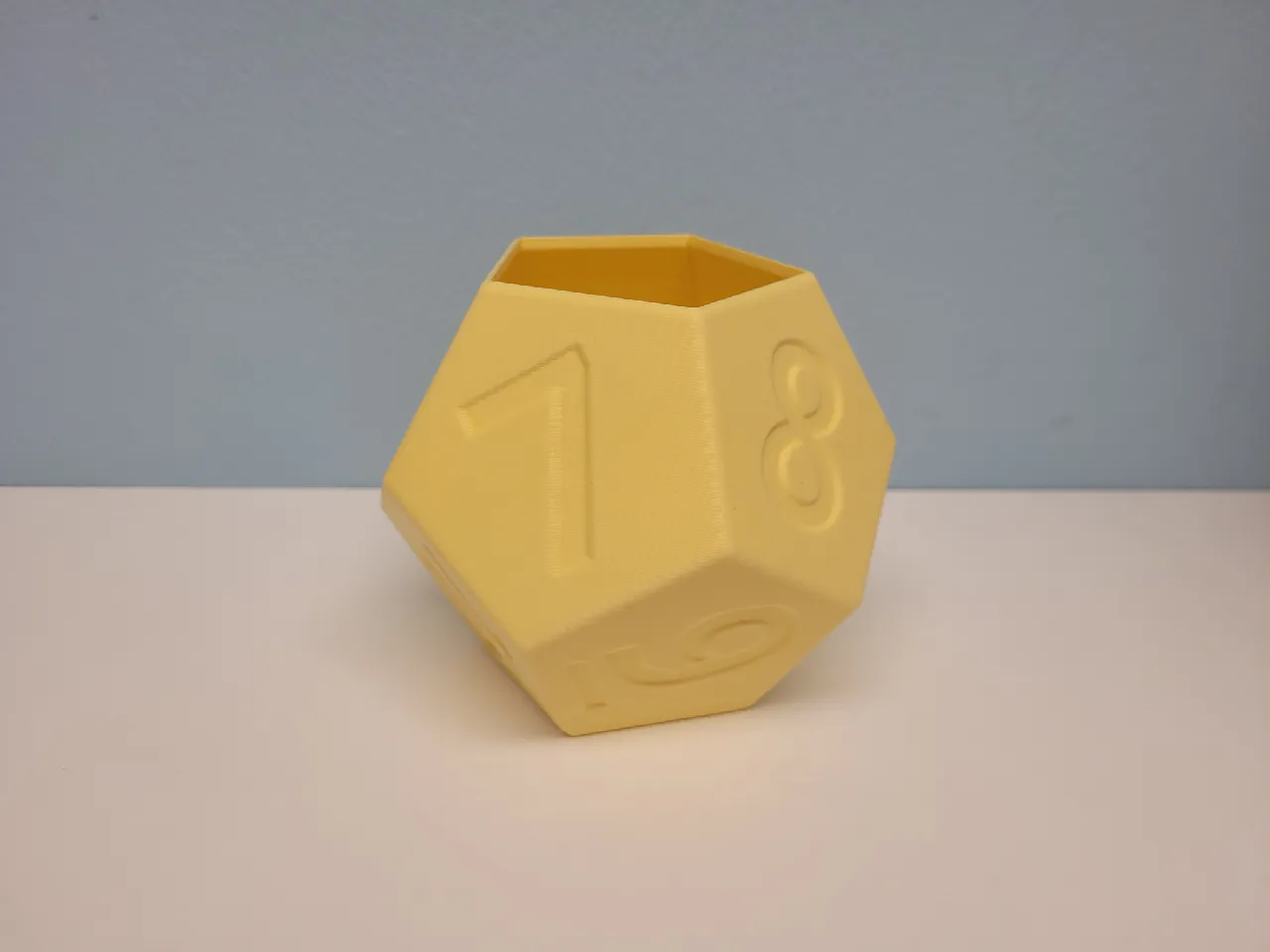 Dodecahedron dice planter by Tobyman | Download free STL model ...
