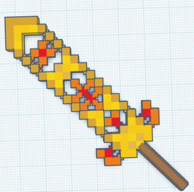 Miniatura 15 do modelo 3D Dummy 13 custom minecraft weapons