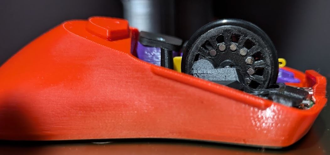 Ploopy Mouse Scroll Wheel with Magnet Drag Break