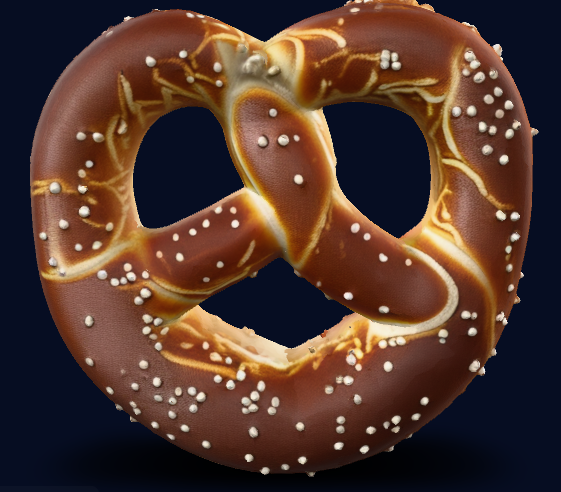 Salty pretzel