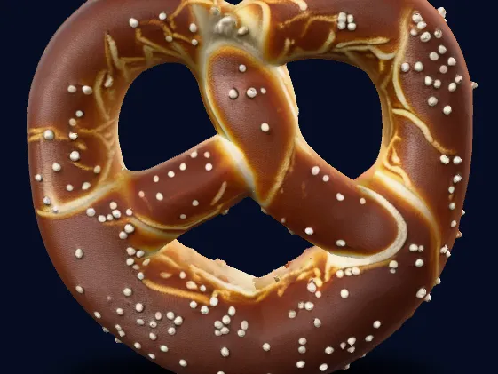 Salty pretzel