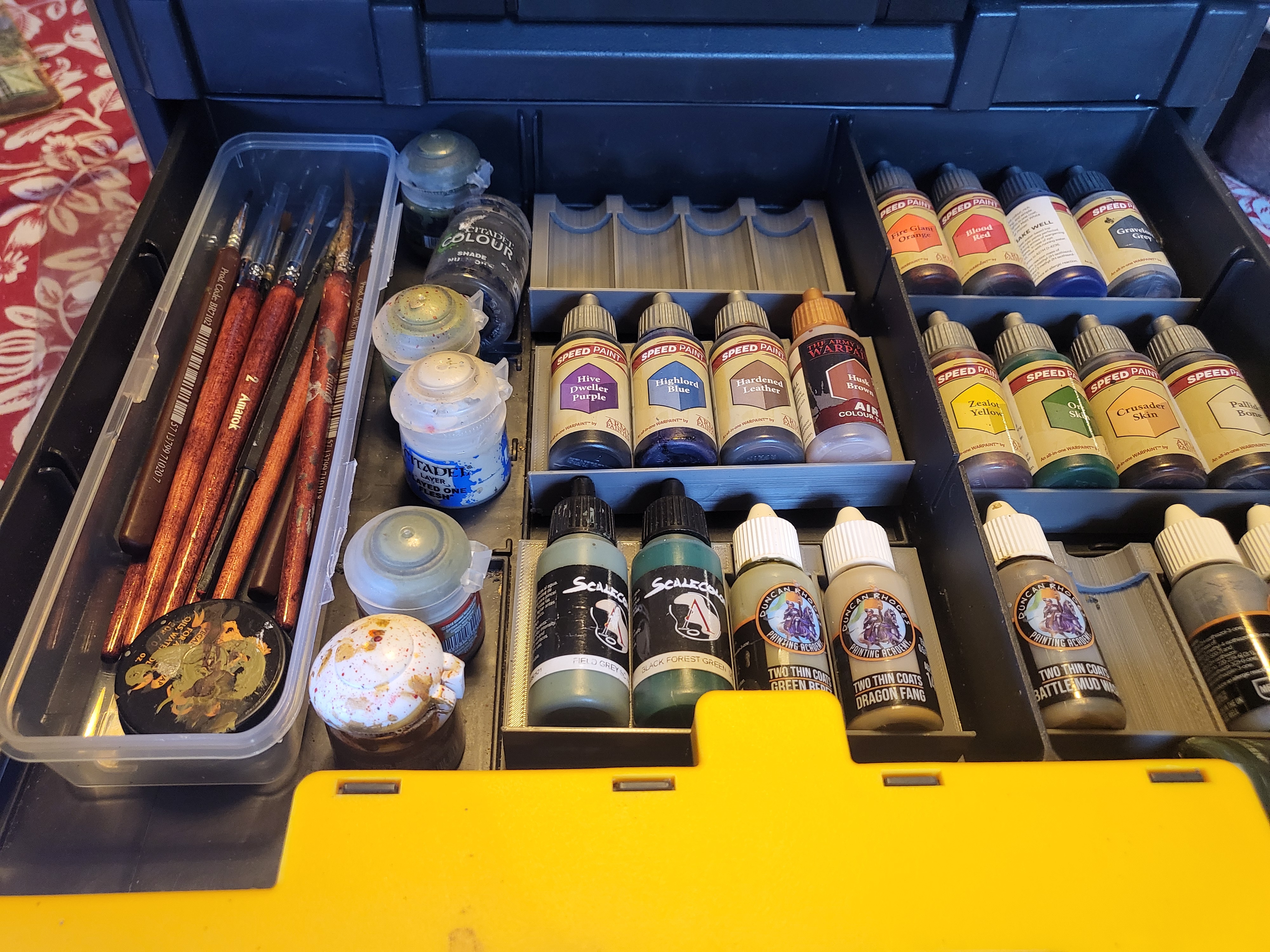 Tabletop Minature Dewalt Drawer caddy